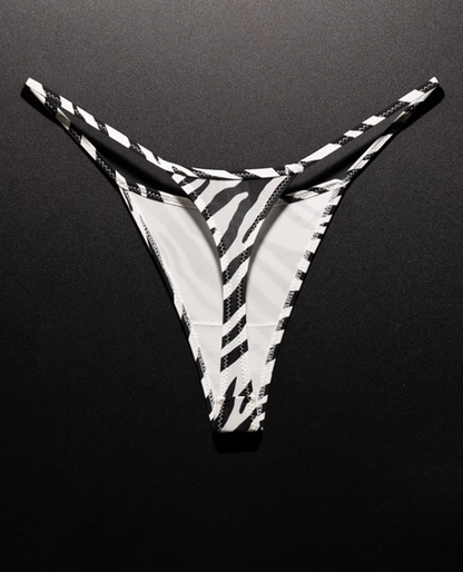 #86 New Leopard Print Thong