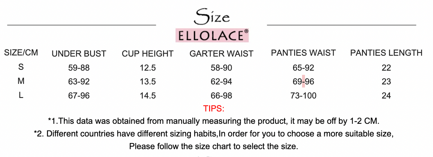 #78 Ellolace Luxury Lingeries Sexy Hot Fantasy Flora