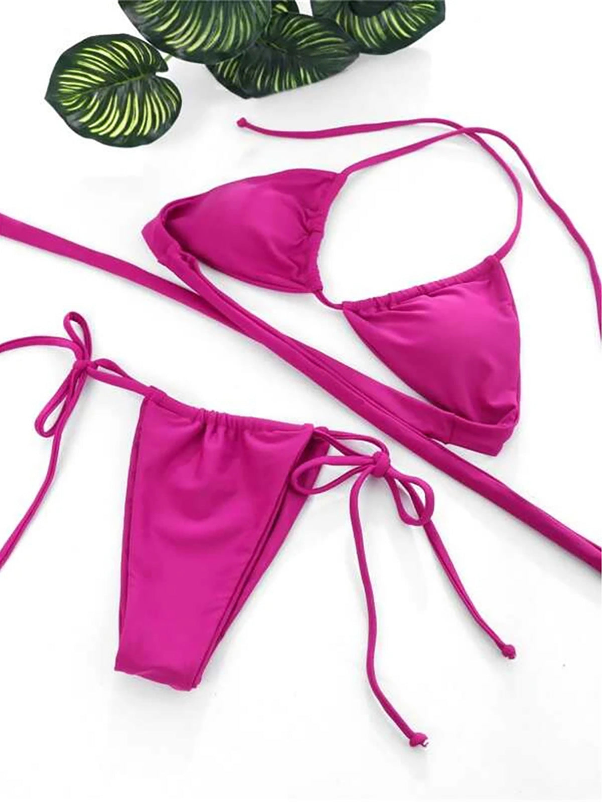 #40 Halter Mini Micro Thong Bikini Female