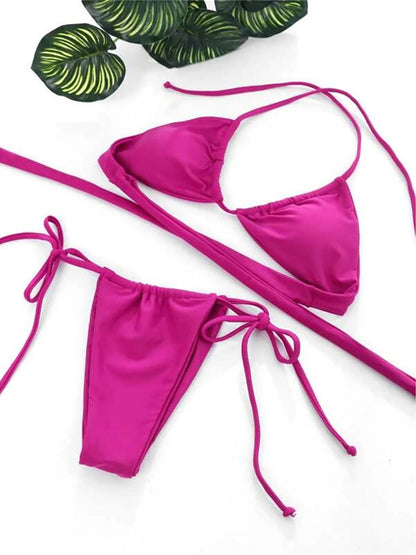 #40 Halter Mini Micro Thong Bikini Female
