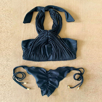 #58 New Bandage Stripes Brazilian Bikini