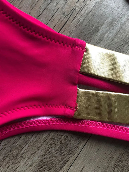#25 Sexy Halter Push Up Brazilian Bikini