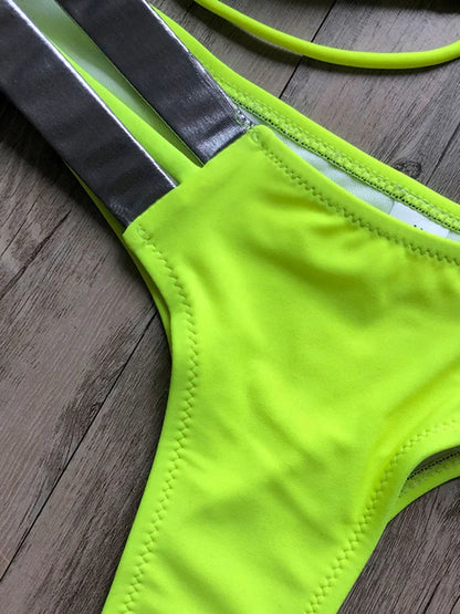 #25 Sexy Halter Push Up Brazilian Bikini