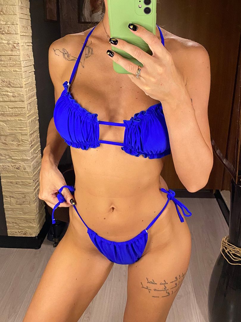 #39 Sexy Ruffled Frilled Pleated Ruched Bikini
