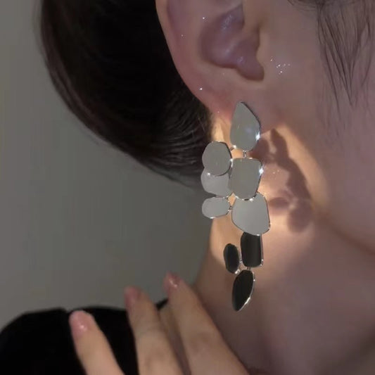 #77 Long Exaggerated Hanging Earrings
