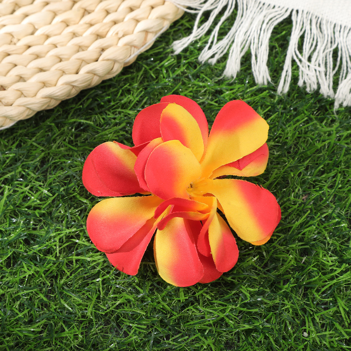 #73 Orchid Flowers Hair Clips Bohemian