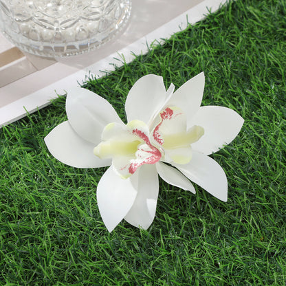#73 Orchid Flowers Hair Clips Bohemian