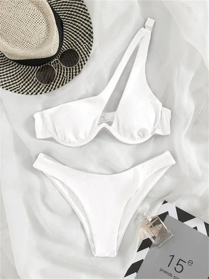 #104 Sexy One Shoulder Bikini