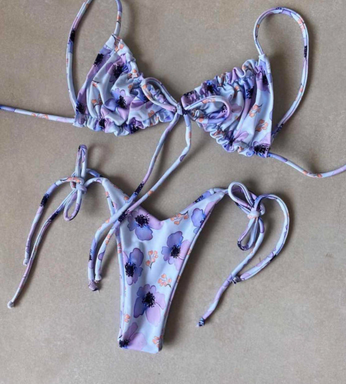 #43 Double Face Plain Bikinis