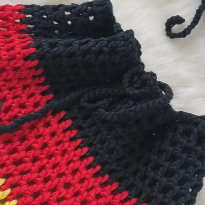 #150 Tassel Knitted Beach
