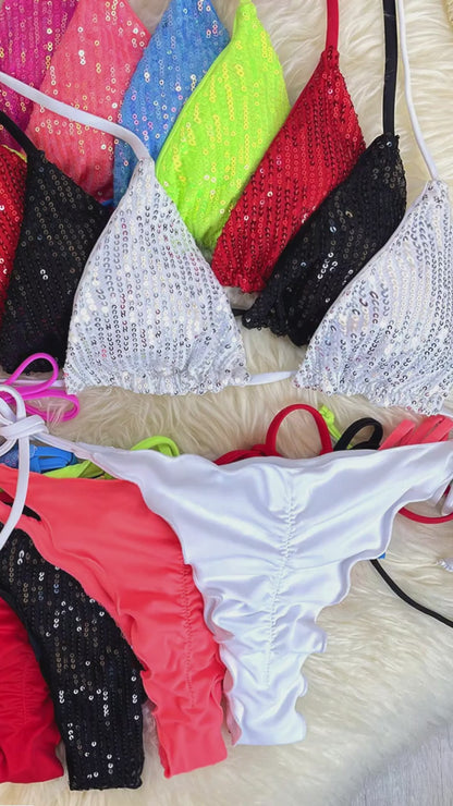 #32 Sparkle Waves Brazilian Bikini