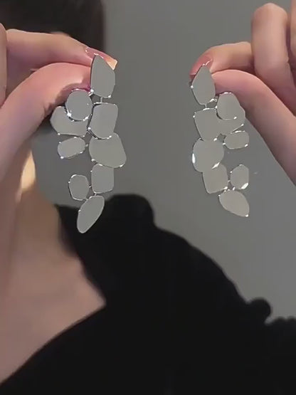 #77 Long Exaggerated Hanging Earrings