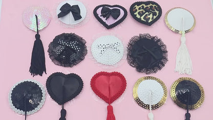 #113 1 Pair Reusable Seductive Tassel Pasties