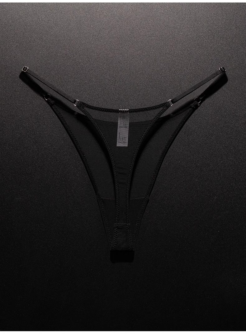 #87 New European and American Sexy Lace T-Back Transparent Mesh