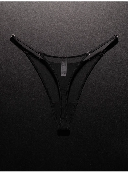 #87 New European and American Sexy Lace T-Back Transparent Mesh