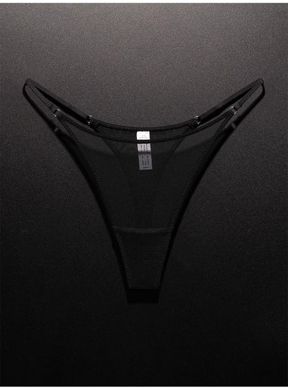 #87 New European and American Sexy Lace T-Back Transparent Mesh